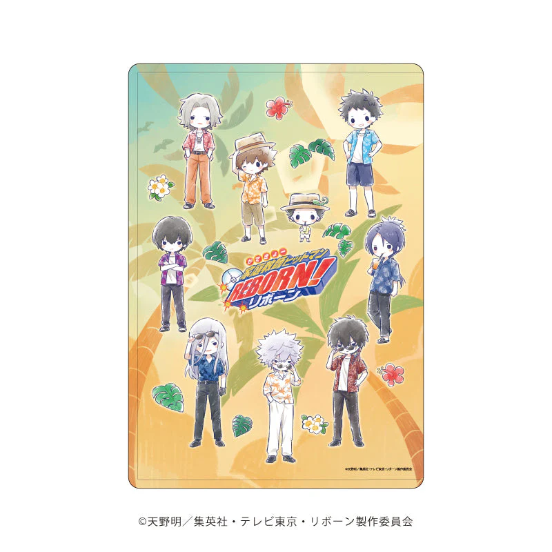 『家庭教師ヒットマンREBORN!』キャラクリアケース12/集合デザイン アロハシャツVer.(グラフアートイラスト) rs1311