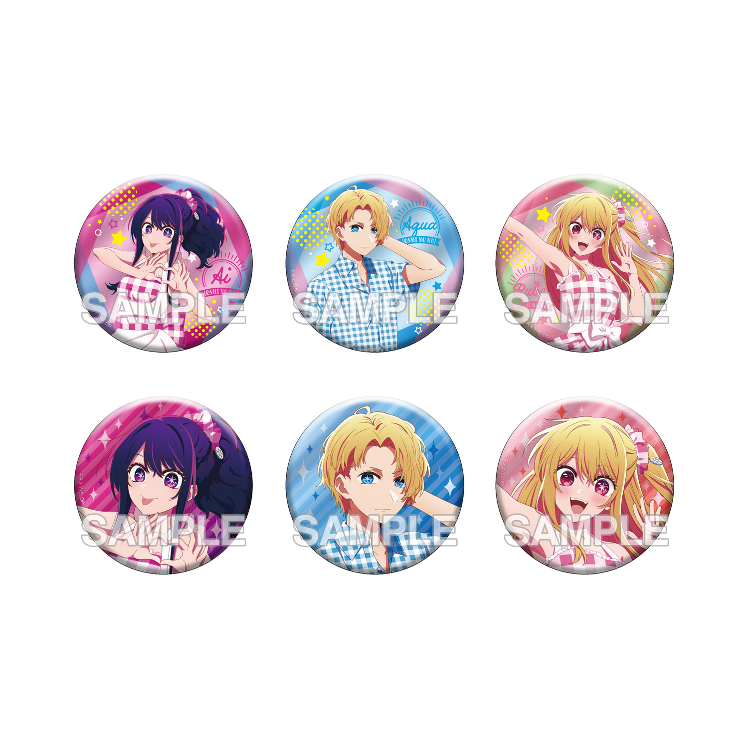 【推しの子】きらきら缶バッジコレクション+75 Summer ver. A 6個入りBOX rs2022