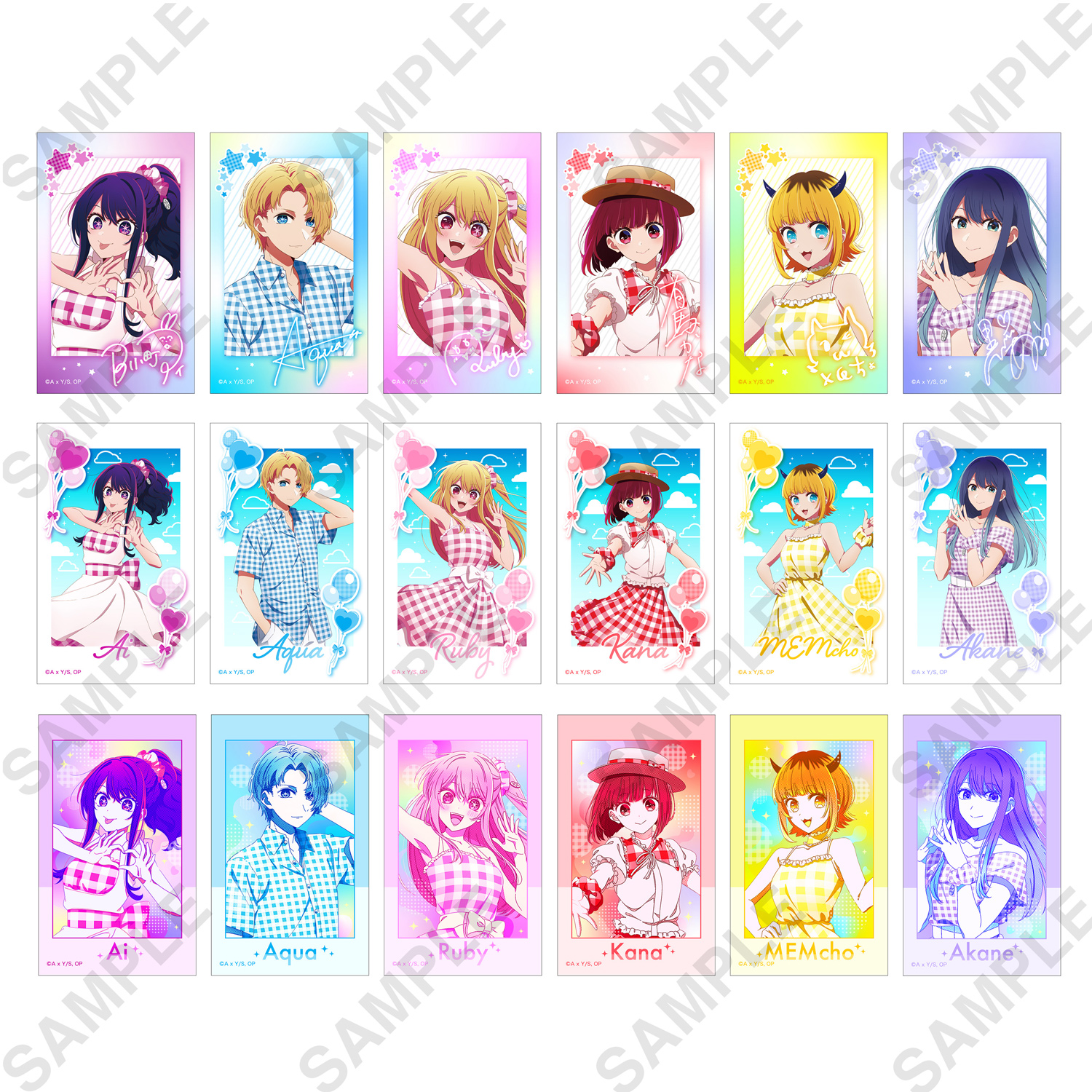 【推しの子】ミニブロマイドコレクション Summer ver. 9個入りBOX rs1311